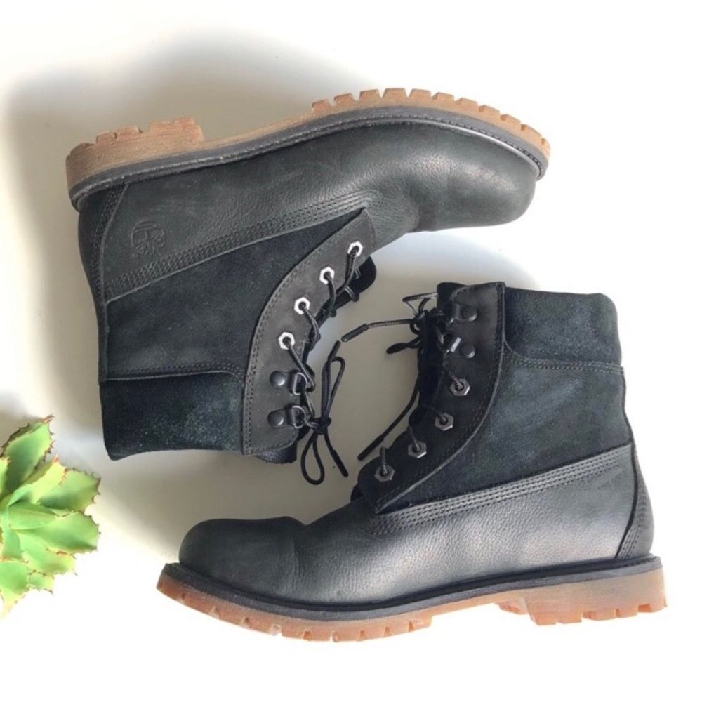 Classic 6” black timberland boots